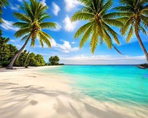 Aruba - blue-sky-clouds