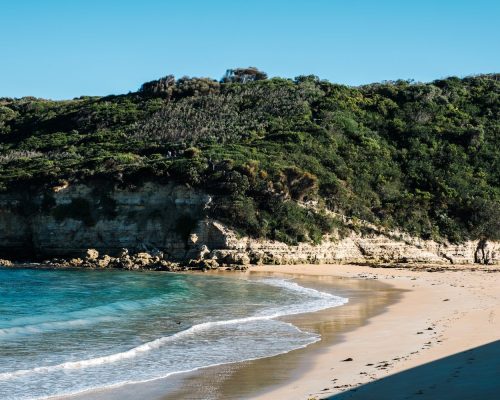 beach and mountain