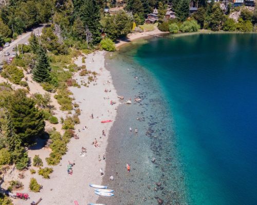 Playa en Bariloche