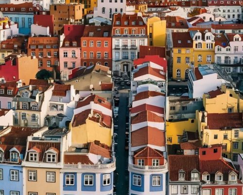 Portugal -lisbon-covered-buildings